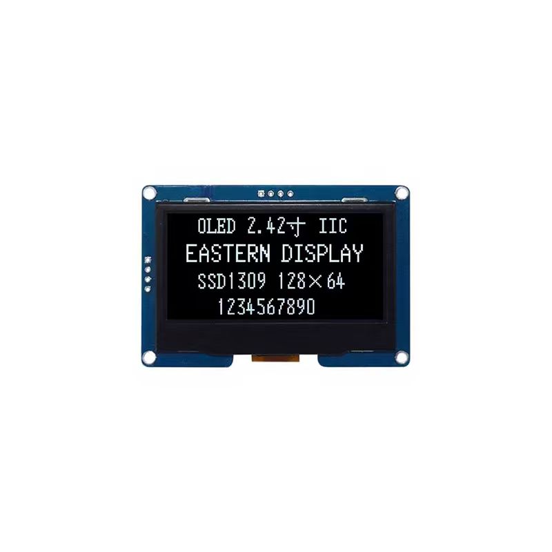 2.42 inch OLED display resolution 128×64 I2C/spi interface, Parallel Interface An I2C OLED display